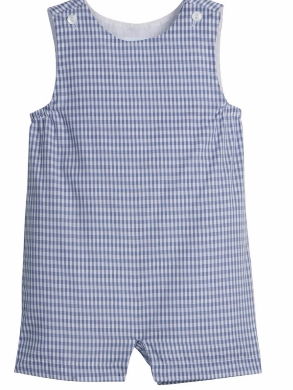 Little English Blue Gingham Campbell Shortall Jon Jon
